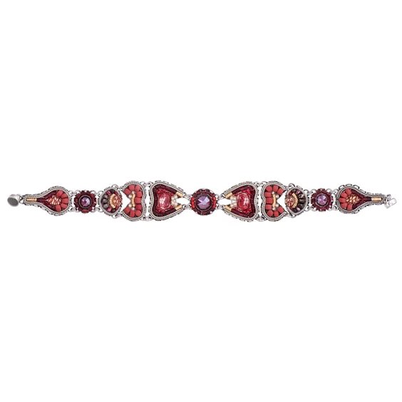 Bracciale Donna Ayala Bar C4034 Ruby Love Lega metallica